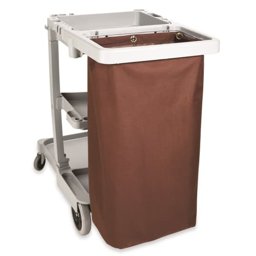 Hospitality 1 Source® Housekeeping Cart Bag Grommets, 11x17x36, Brown